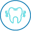 tooth shake icon