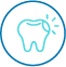 shiny tooth icon